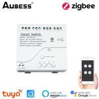 ✁ Zigbee 3.0 Tuya Smart Relay Switch Wireless WiFi Module 4 Channel Control 433.92MHz RF 10A Work With Alexa ITFFF Google Home