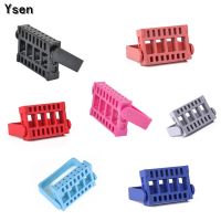 7 Types Nail Drill Bit Holder Storage Acrylic Nails Organizer Box for Grinding Head Display Stand Manicure Accessories Tool