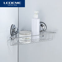 LEDEME Bathroom Rack Soap Drain Rack Household Rag Sink Rack Bathroom Wall Corner Storage Rack L3728-1