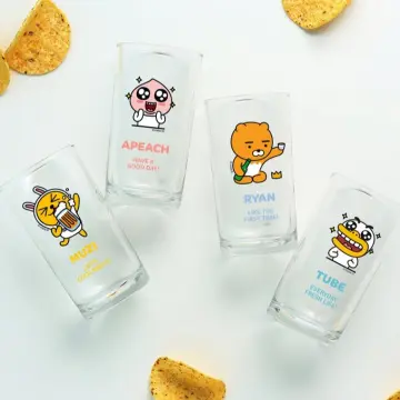 KAKAO FRIENDS] SODA CITY Cherry Figure Glass Cup Set OFFICIAL MD