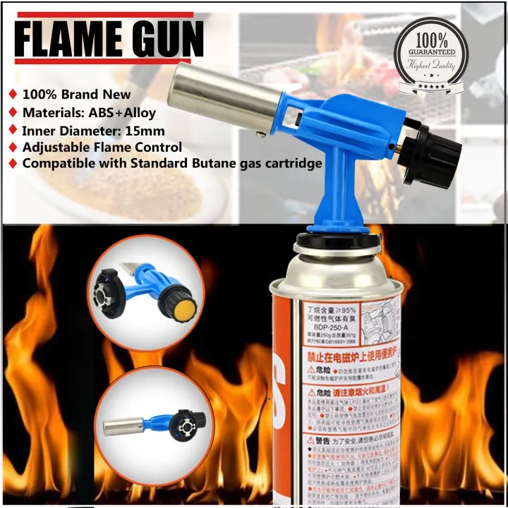 flame gun Blowtorch Cooking Soldering Butane Gas Torch Flame Gun Blow