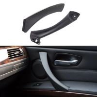 【CW】 Car Inner Handle Interior Door Panel Pull Trim Cover Black Left Right for BMW 3 Series E90 E91 316 318 320 325 328