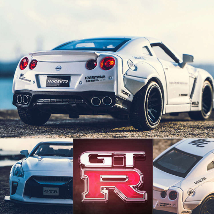 klt-scale-1-32-nissan-gtr-ของเล่นโลหะผสมรถยนต์รุ่น-diecast-ยานพาหนะสําหรับเด็กผู้ชายเด็กอายุ-3-ถึง-5-ปี-7-ถึง-12-ปีการจําลองแสงเสียงคริสต์มาสของขวัญปีใหม่คอลเลกชันงานอดิเรก