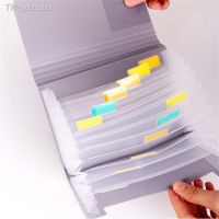 ❆ Plastic A6 File Folder Organizer Expanding Wallet 13 Pockets Bill Paper Holder Multi-function Office Supplies