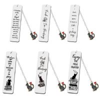 Unique Bookmark Pendant Bookmark Text Bookmark Cute Cat Bookmark Stainless Steel Bookmark Gift For Family