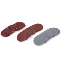 【cw】 100pcs 1 inch 80 3000 Grit Round Adhesive Sandpaper 1pcs 60mm shank Disc SheetsTools ！