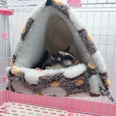 M/L Sizes Squirrel Rat Swing Nest Cages Small Animal Hanging Cave Hedgehog Soft Warm Tunnel Cavia Guinea Pig Bed Hamster Hammock Beds