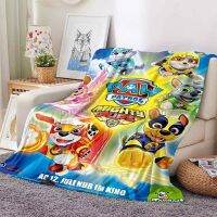 Barking Team Blanket Dog Patrol Cartoon Childrens Room Bedroom Anime Cute Flannel Sofa Bed Super Soft Warmth Can Be Customized a55