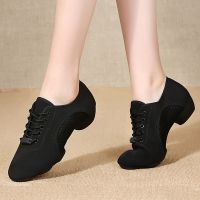 hot【DT】 Latin Shoes Jazz Ballroom Dancing Woman Heels Children Training Tango Sneakers Female