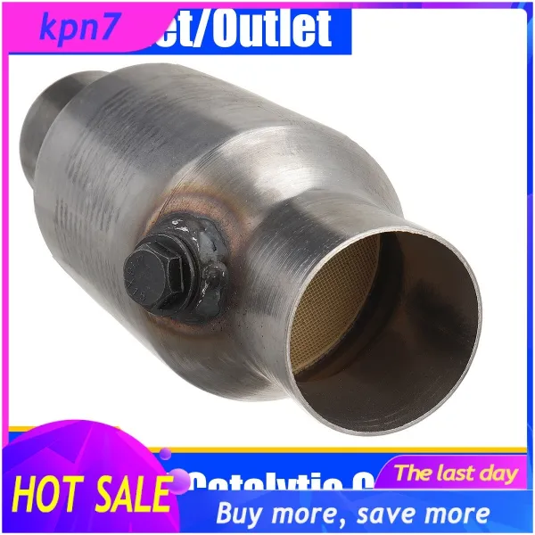 【Hot】1pcs Universal 2.5inch63mm InletOutlet Car Exhaust System