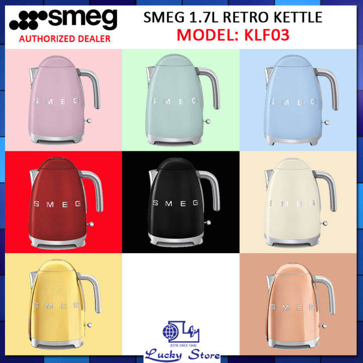 SMEG KLF03 1.7L ELECTRIC KETTLE, 50'S RETRO STYLE, SINGAPORE WARRANTY