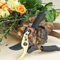 AIRAJ Professional Premium Titanium Bypass Pruning Shears And Micro-Tip Pruning Snip Hand Pruners Garden Clippers