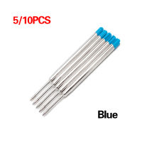 N57H 5/10Pcs สีดำปากกาโลหะเติมปากกาแบบไขว้ Parker ปากกาปากกาลูกลื่นใช้งานร่วมกับปากกาลูกลื่นหมึกเติมเปลี่ยนได้นักเรียน