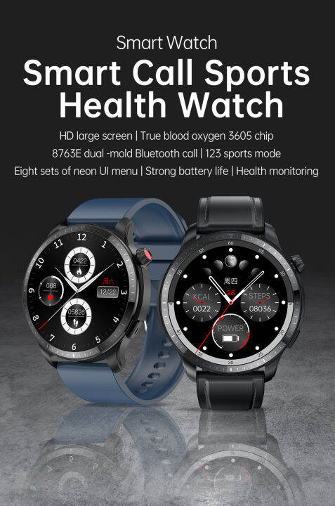 gtr-4-smart-watch-1-43-ips-display-100โหมดกีฬาบลูทูธเสียงข้อมืออุณหภูมิผู้หญิงผู้ชาย-s-mart-w-atch-gtr4