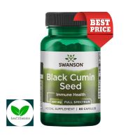 NEW Swanson Premium Black Cumin Seed 400 mg / 60 Caps