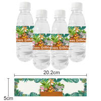 30pcs Custom name Jungle Safari Water Bottle Label Jungle Water Bottle Wrappers Bar Wine Tools