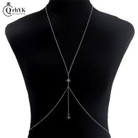 【YF】 1pc Simple Summer Body Bikini Chest Chain Harness Jewelry Charm Necklaces For Women Fashion Gift