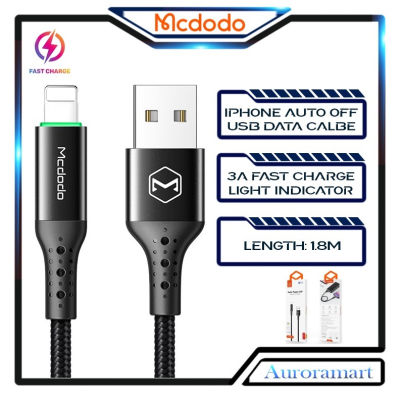 สายเคเบิลข้อมูล Mcdodo USB 3A ชาร์จเร็ว สําหรับโทรศัพท์ ipone