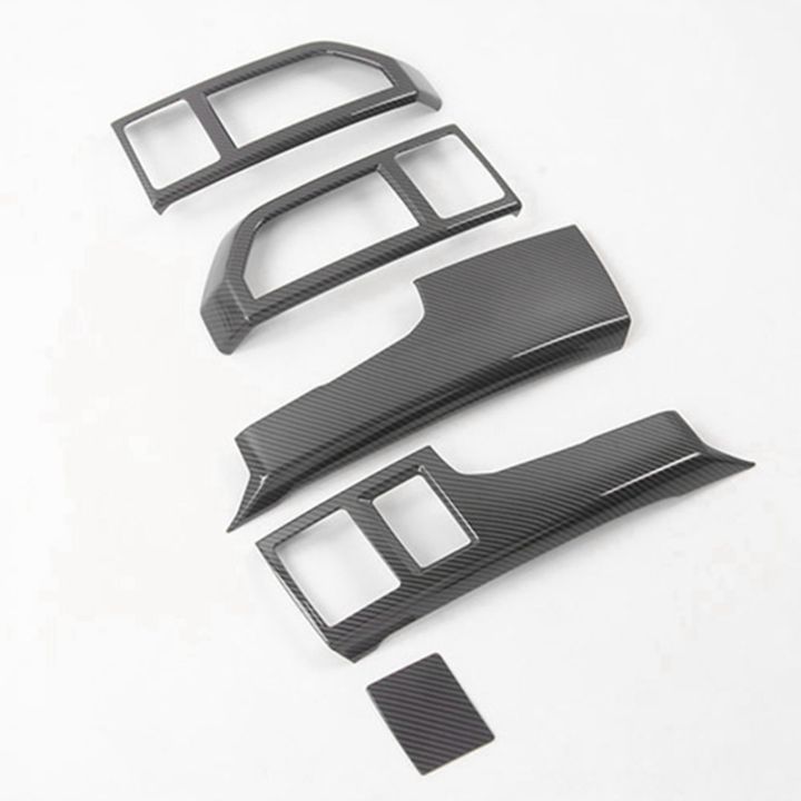 5pcs-central-control-panel-air-conditioning-outlet-vent-covers-frame-for-ford-f150-2015-2020