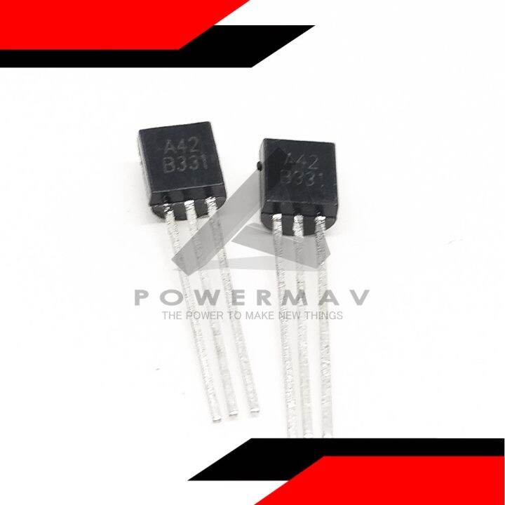2pcs original a42 transistor NPN Transistor 300V 0.5A NPN TO-92 ...