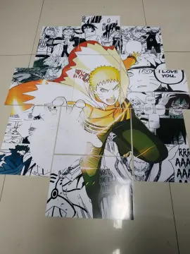 Naruto Uzumaki wall art shippuden akatsuki chibi anime wall décor