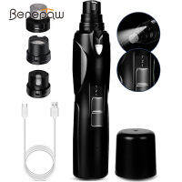 Benepaw ที่มีประสิทธิภาพสุนัขเครื่องบดเล็บไฟ LED ความเร็วสัมผัสสวิทช์เสียงต่ำลูกสุนัขสัตว์เลี้ยงเล็บ Trimmers สำหรับขนาดเล็กขนาดกลางขนาดใหญ่สายพันธุ์