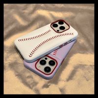 Case iphone for iphone 14 13 12 pro max case baseball leather hard case