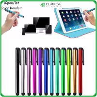 CLMXCA แท็บเล็ตหลากสีแบบสุ่มสีชิ้น/ล็อต10สีสไตลัสดินสอปากกาหน้าจอสัมผัสแบบ Capacitive