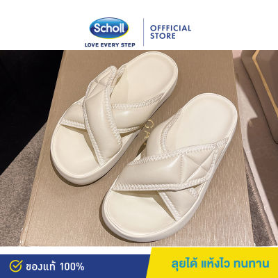 Scholl Womens Bread Slippers รองเท้าสกอลล์-มิลานิ Milani รองเท้าแตะ ผู้หญิง รองเท้าสุขภาพ Comfort Sandal เบา ทนทาน