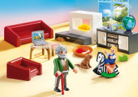 Playmobil 70207 Dollhouse Comfortable Living Room Figure เพลย์โมบิล ดอลล์เฮ้าส์ ห้องนั่งเล่นพร้อมเตาผิง