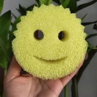 Magic Dishwashing Scrub Sponge Household Cleaning Wipe Kitchen Bathroom Window Decontamination Sponge Creativity Gadgets