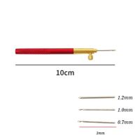 ไม้ถักโครเชต์ไม้ฝรั่งเศสเข็มเครื่องเจาะสำหรับงานเย็บปักถักร้อยด้ามไม้งานปักครอสติชตะขอโครเชต์อุปกรณ์ถักเย็บผ้าชุดถักโครเชต์