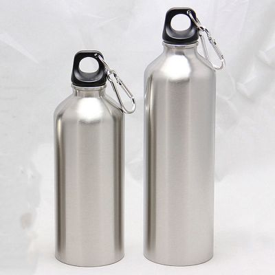 【CW】 New Sliver Aluminum Bottles Flask Wall Insulated Bottle Climbing Hiking 500ML  amp; 750ML