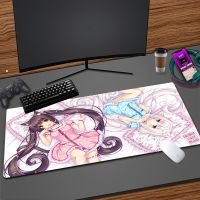 Nekopara อะนิเมะ Kawaii Girls Mouse Pad 900x400 อุปกรณ์เล่นเกม Varmilo Keyboard Mouse Pad คอมพิวเตอร์สำนักงานยาง Soft Table Pad