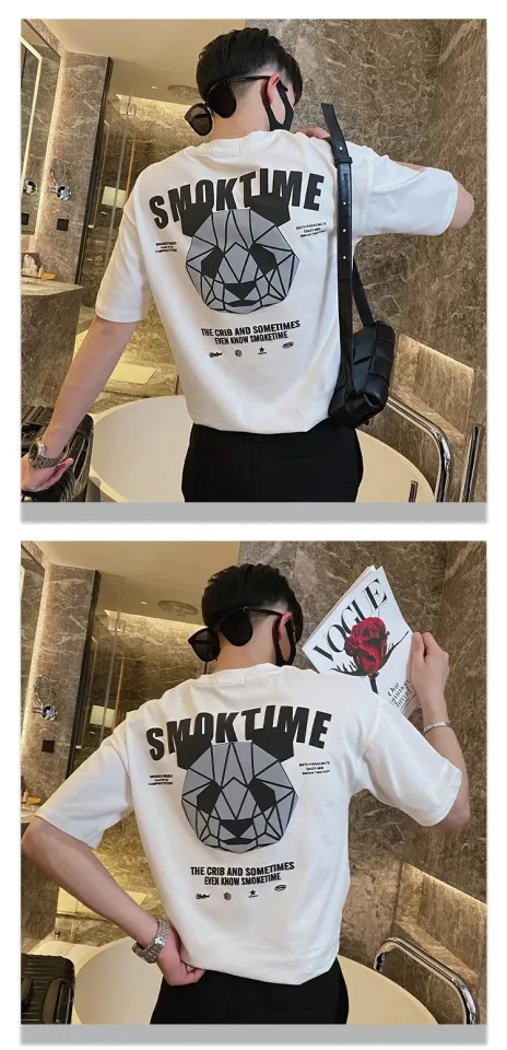 Hot Summer 2022 Men's Designer T Shirt with Panda Printed Casual футболка  T-Shirts Men Camisetas Brand Hip Hop Tee Top Male - AliExpress