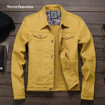Wu-Tang Clan Denim Jacket Black Yellow Button Front Graphic Mens Size  Medium | eBay