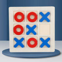 XO Chess ไม้ Tic-tac-toe ของเล่นเด็กเกมการศึกษา Double Vs. แม่ลูกเกมตารางแบบโต้ตอบ