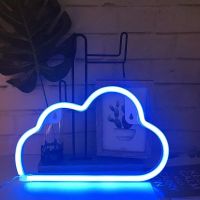 Cloud Planet Neon Signs Neon Lights for Wall Decor USB or Battery Operated LED Light Signs for Bedroom,Living Room,