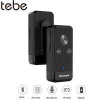 tebe Aux Bluetooth 5.0 Audio Receiver 3.5mm Jack Portable Clip Wireless Bass Hifi Stereo Headphones Adapter Support TF Card Play