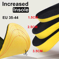 1.5-3.5ซม. ความสูงเพิ่ม Insoles สำหรับผู้หญิงผู้ชาย Invisiable Boost Breathable Orthopedic ลิฟท์ Insoles Shock Absorption Pads