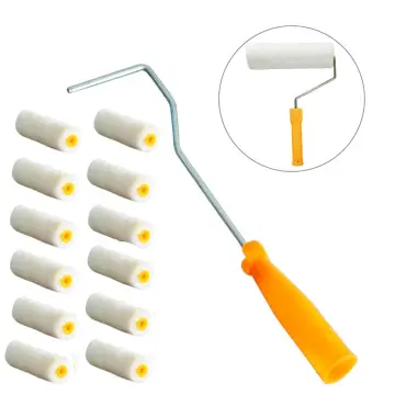3/4/6Pcs Mini Foam Paint Roller Painting Decorating Kit 2 Inch Small Paint  Roller Tray