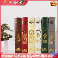 Ajigo【Hot Sale】 6 ชิ้นสไตล์ยุโรปหนังสือปลอมหนังสือจำลองเครื่องประดับในครัวเรือนตกแต่งหนังสือปลอม