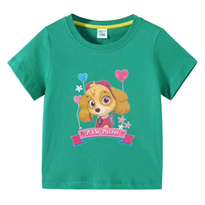 paw-patrol-เสื้อแขนสั้นสำหรับเสื้อยืดตัวบนผ้าฝ้าย-เสื้อกล้ามลายการ์ตูนแขนสั้นสำหรับฤดูร้อนเด็กเด็กผู้ชายเด็กผู้หญิง0000