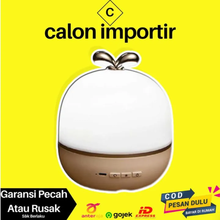 Speaker Bluetooth 2in1 Lampu Tidur Proyektor Antariksa Bass Portable