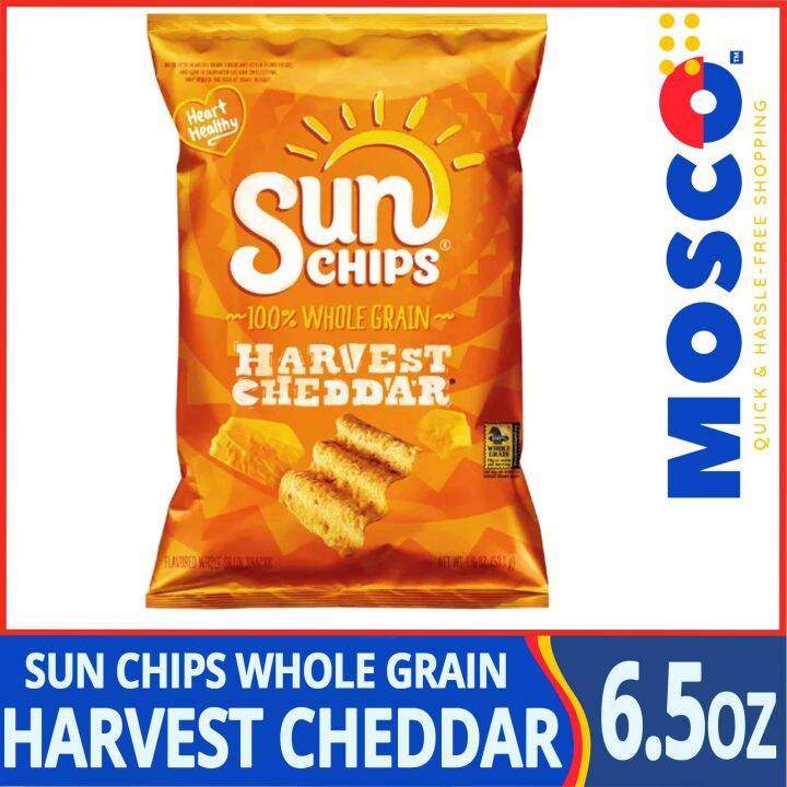 Sun Chips Whole Grain Harvest Cheddar Chips 6oz also Available Garden