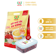 Bột Ngũ cốc ăn kiêng Việt Đài 600gr tặng 1 hộp nhựa Inochi 1000l cao cấp