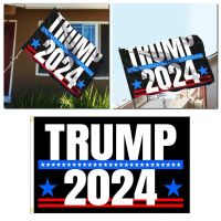 free shipping 90x150cm Trump 2024 Flag Polyester Printed Trump Flag Keep America Great high quality polyester hanging flag