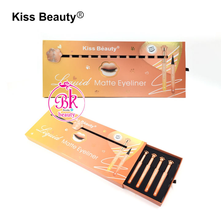 อายไลเนอร์-kiss-beauty-กันน้ำ-กันเหงื่อ-ติดทนนาน-แปรงที่นุ่นเลื่อน-เขียนง่าย-สร้างลุคที่สดใสได้ตั้งแต่ไรผมที่อ่อนนุ่มไปจนถึงเส้นหนา