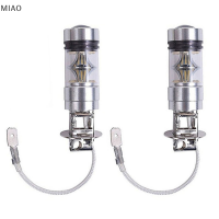 MIAO 100W H3หลอดไฟ LED FOG Light Driving bulb 12/24V ไฟตัดหมอกไฟหน้ารถยนต์อุปกรณ์เสริม