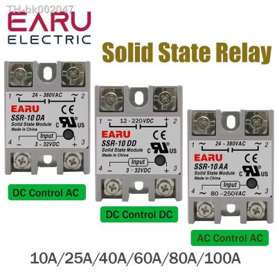 ◕♨✚ SSR-25DA SSR-40DA SSR-40AA SSR-40DD SSR 10A 25A 40A 60A 80A 100A DD DA AA Solid State Relay Module for PID Temperature Control